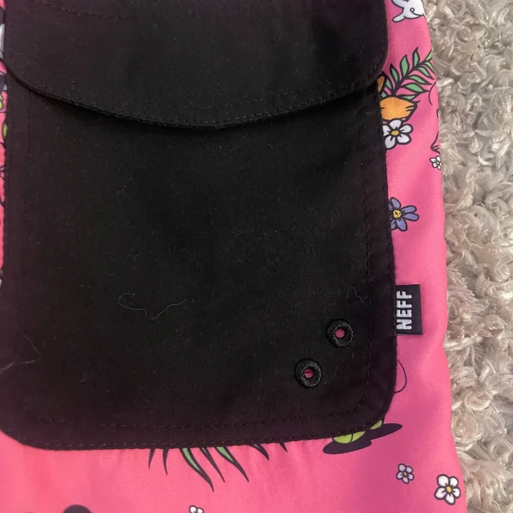Disney x Neff Pink Mickey Tropical Swim Trunks S - Picture 7 of 9